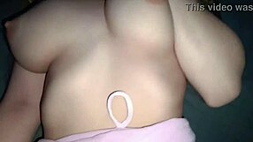 Latina Neighbor's Pussy and Tits in Orgasm