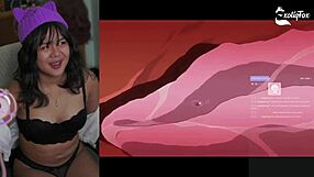 omg, reacting to hot dragonball hentai with vegeta and bulma... solo gooner girl vibes! 😍