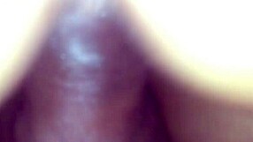 She bends over in doggystyle, using oil because it hurts, as the amateur thrusts deeply into her.