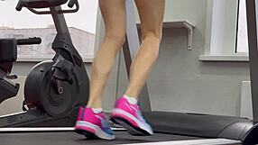 another day at the gym with fitness routines