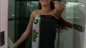 I prepare Carla Santos for intense anal scenes with big tits