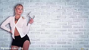 Office slut Ali Rose desperate for cock, kinky fantasies