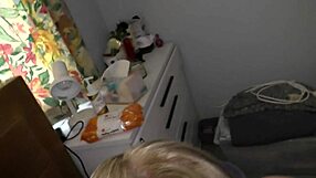 kiwi milf slut hauled by hair onto master's cock for hardcore cumshot and guzzling