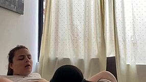 lesbian sex we found our neighbors phone and left him a surprise