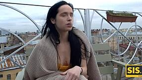 i watch my step sis greedily suck my dick and we have vaginal sex, her shaved pussy smoking hot