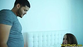 Petite Euro Tricked into Pussyfucking by Masked Friend