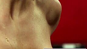 big-titted babe in stockings gets messy facial after hot blowjob