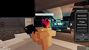 What a Lucky Day: Muff Diving and Creampie in Roblox Condo