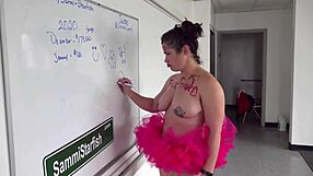 remote controlled milf can't resist being dominated and humiliated in fat bondage play.