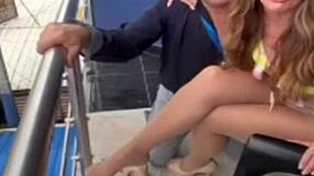 milf with pierced nipples in nylon