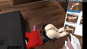Let's Play Pornflix And Chill With Shaved Pussy In VR