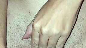 i rub my juicy clit and slide a toy into my hairy pussy i came hard