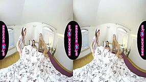 In this natural medicine session, mature models Nathaly, Cherie, Sofia, and Vinna explore each other's bodies intimately.