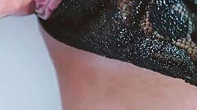 Naughty Babe Fingers Pink Pussy In Public Restroom - Hidden Cam Voyeur