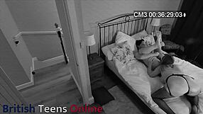 An 18-year-old girl was fucked by her stepfather in her tight pussy