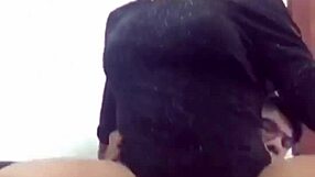 Curvy prostitute feels ecstasy riding big cock passionately