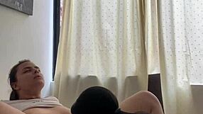 lesbian sex we found our neighbors phone and left him a surprise