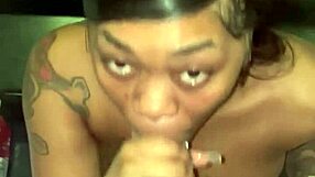 sucking shoe plugg in front of the fridge. big black cock choking deepthroat