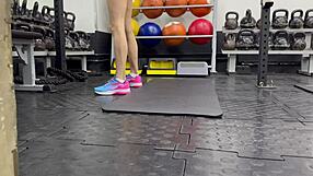 another day at the gym with fitness routines