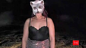 The farmer finds a thick sexy bitch roaming around at night