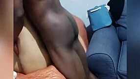 She loves this big black cock in doggystyle, bent over, missionary, cowgirl, and riding!