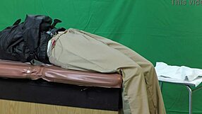 Scarlett johnson undergoes extreme deepthroat and pussy inspection.