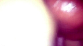 She bends over in doggystyle, using oil because it hurts, as the amateur thrusts deeply into her.