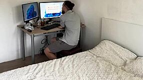 Gamer girl satisfies her stepbro due to compromising material