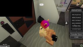 What a Lucky Day: Muff Diving and Creampie in Roblox Condo