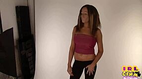 busty amateur babe gets fucked doggystyle missionary by photographer after shooting