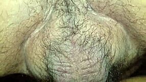 i admire my wife's natural hairy beaver and creamy texture