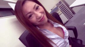 Kanna Kitayama's Boss With Huge Breasts Gets Fucked In The Office!