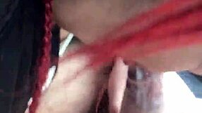 mixed bbw sucking dick in homemade scene
