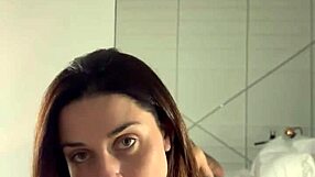 big boobs brazilian delivers amazing wet blowjob on pov, cum in mouth included.