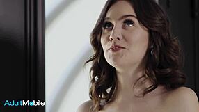 Slender Brunette's Missionary Pounding Fun