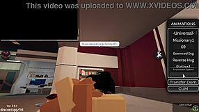 What a Lucky Day: Muff Diving and Creampie in Roblox Condo