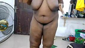 Watch My Dance: Fat Beauty in Lingerie with Hairy Big Ass