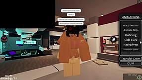 What a Lucky Day: Muff Diving and Creampie in Roblox Condo