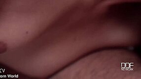 The teen 18+ feels so excited blowing cock from elevator to bedroom in heels.