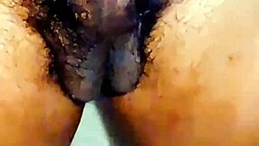 holy crap, check this small hairy cock getting slapped and played with in the kitchen!