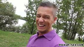 feeling excited sucking two cocks in public