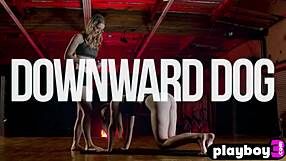 Big Tits Blonde Milf Riley Reyes Stretches With Sexy Babe Sarati