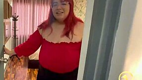 This fat Peruvian redhead milks me with her huge tits in a full Russian style