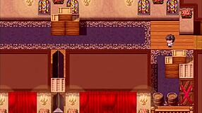 Blonde Shemale Takes Big Cock Cumshot In Bible Quest