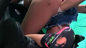 i stuffed the whole arm in the blonde's pussy with sex toy