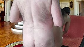 Big tits tease in outdoor strip game close up