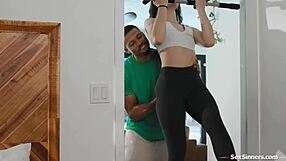 teen handles bbc like a pro with oral skills