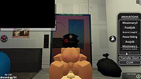 What a Lucky Day: Muff Diving and Creampie in Roblox Condo