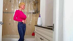 Casca Akashova Takes Big Cock in Doggystyle, Messy Facial from Son's Friend!