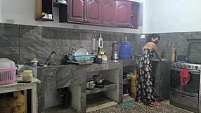 horny latina milfs grope each other's tits and asses